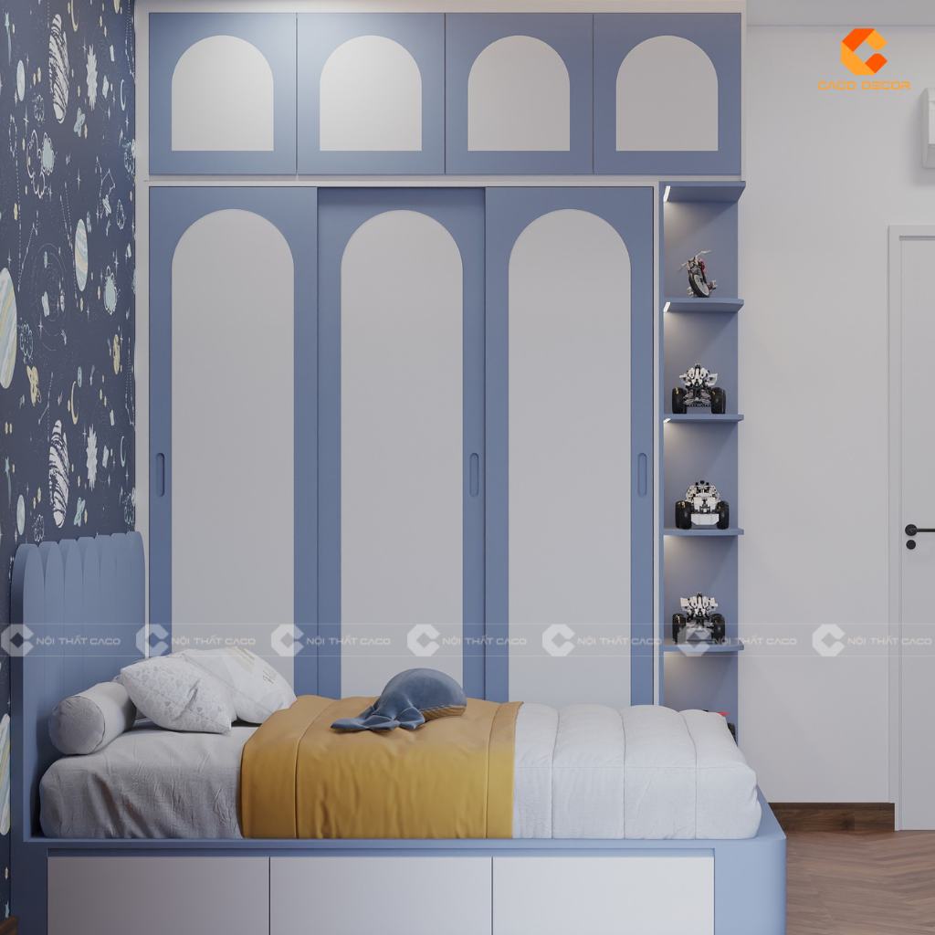 Tủ Quần Áo Trẻ Em Đẹp Hiện Đại, An Toàn Tại Nội Thất Caco 16