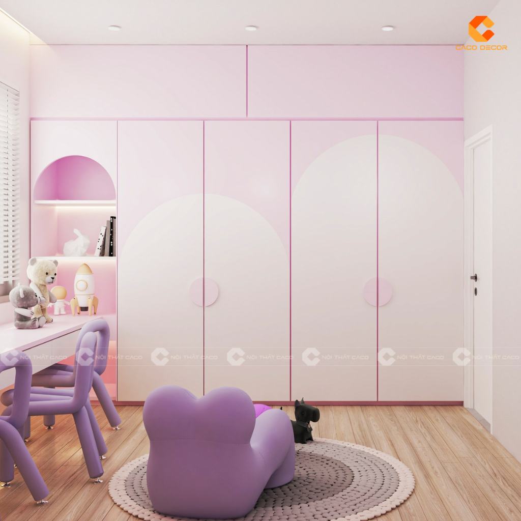 Tủ Quần Áo Trẻ Em Đẹp Hiện Đại, An Toàn Tại Nội Thất Caco 19