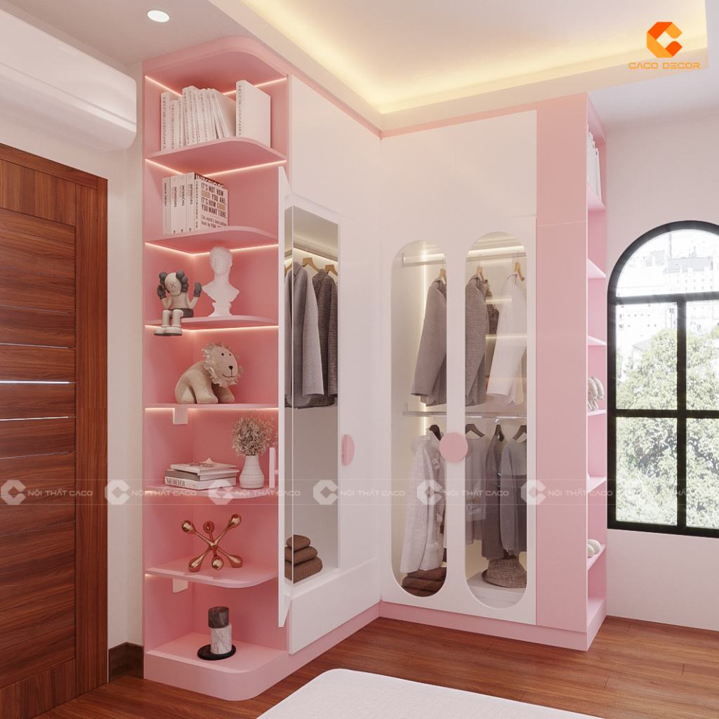 Tủ Quần Áo Trẻ Em Đẹp Hiện Đại, An Toàn Tại Nội Thất Caco 3