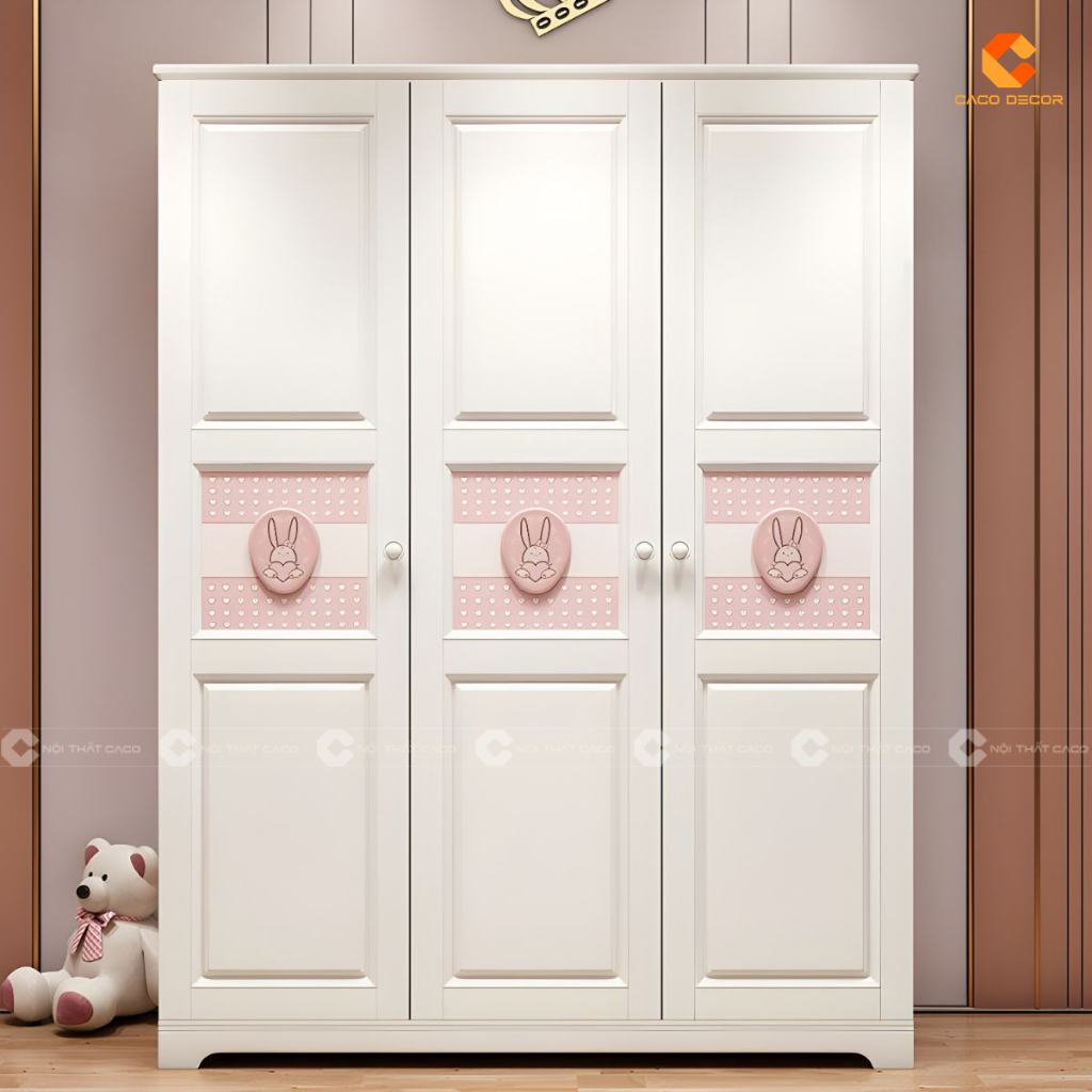 Tủ Quần Áo Trẻ Em Đẹp Hiện Đại, An Toàn Tại Nội Thất Caco 15