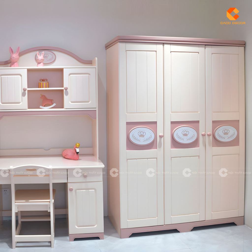 Tủ Quần Áo Trẻ Em Đẹp Hiện Đại, An Toàn Tại Nội Thất Caco 20