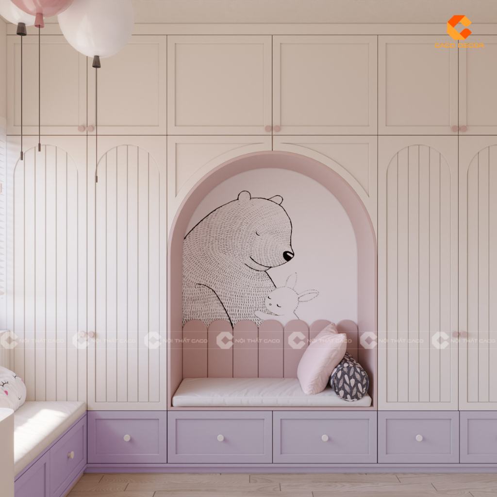 Tủ Quần Áo Trẻ Em Đẹp Hiện Đại, An Toàn Tại Nội Thất Caco 9