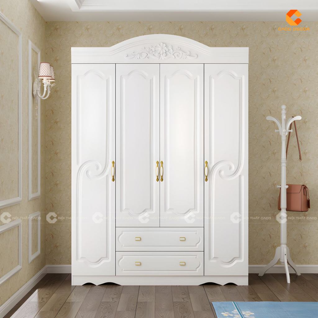 Tủ quần áo trẻ em mang màu sắc tươi sáng, kích thích trí tưởng tượng của bé