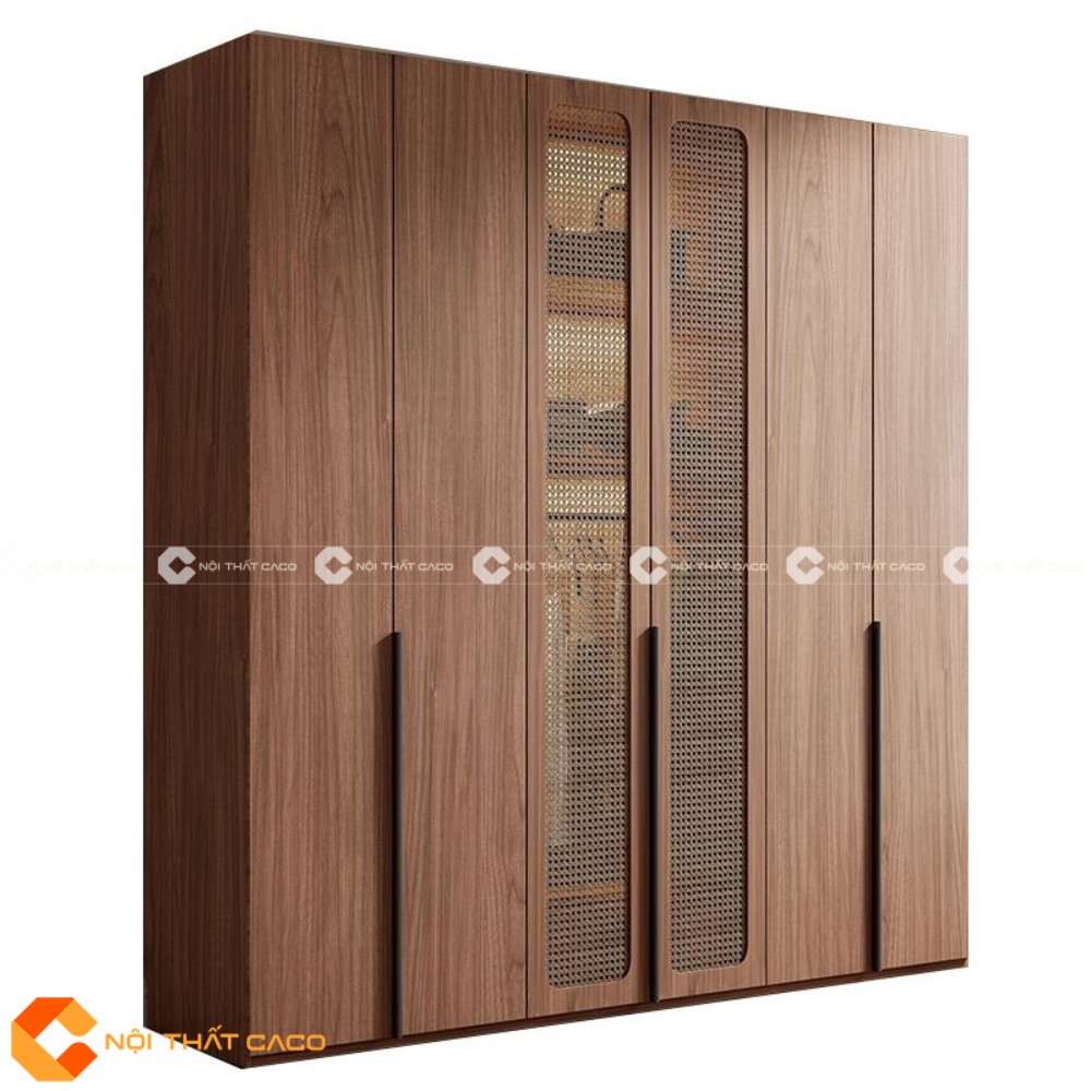 Tủ quần áo gỗ MDF các chi tiết có độ hoàn thiện cao