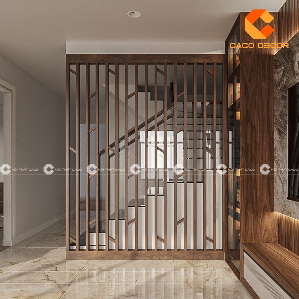 Mẫu vách lam kiểu dáng đơn giản hợp thời