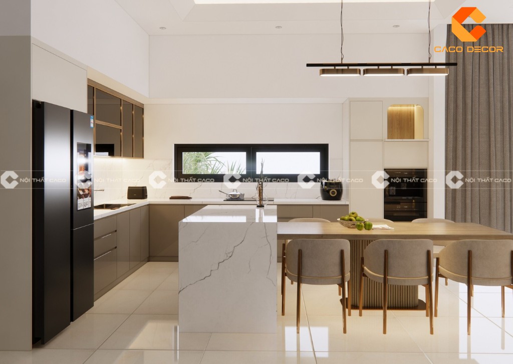 Thiết kế các mẫu nhà bếp hiện đại năm 2024