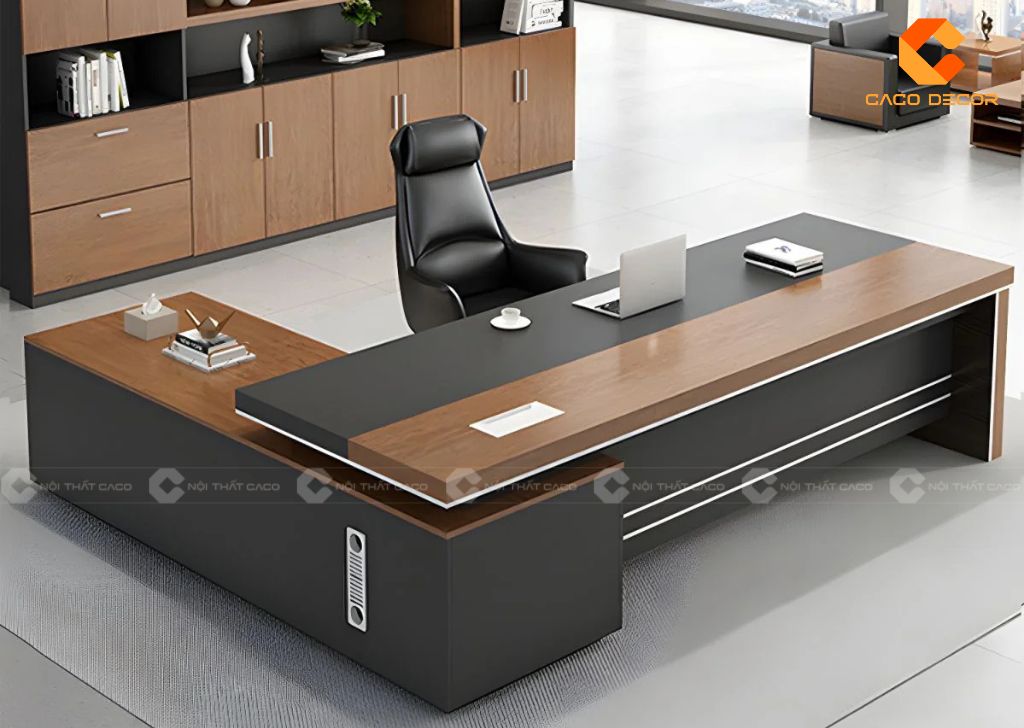 Mẫu bàn làm việc hiện đại cho giám đốc