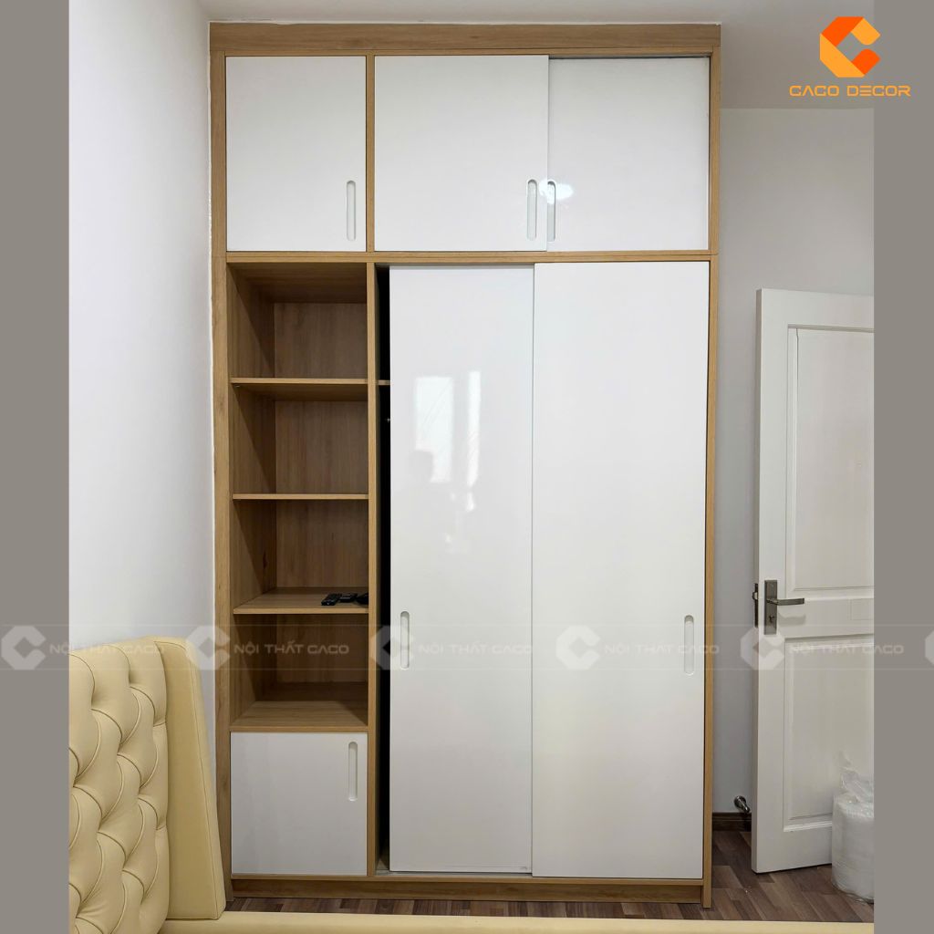 Hình chụp thực tế tủ quần áo cửa lùa