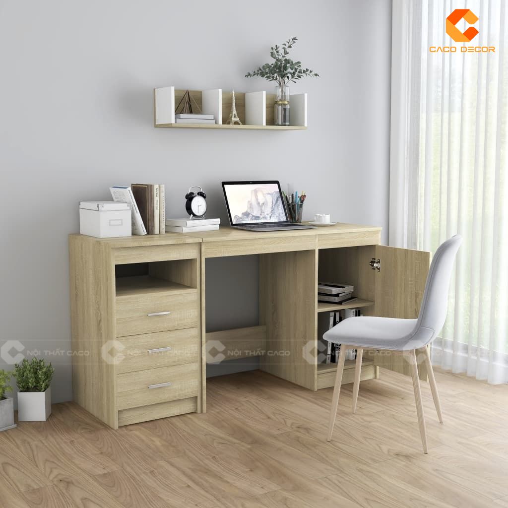 Bàn làm việc BLV034 gỗ công nghiệp MDF bền đẹp