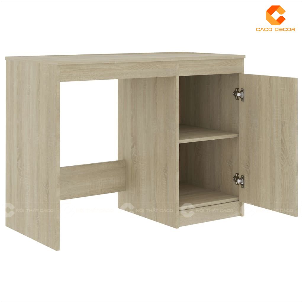 Bàn làm việc BLV034 tích hợp hộc kệ lưu trữ
