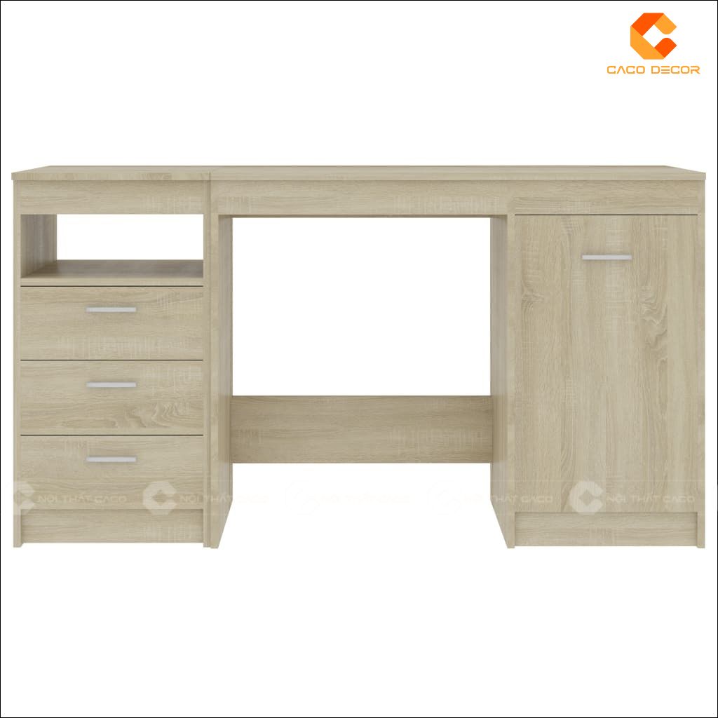 Bàn làm việc BLV034 gỗ MDF chắc chắn, chịu lực tốt