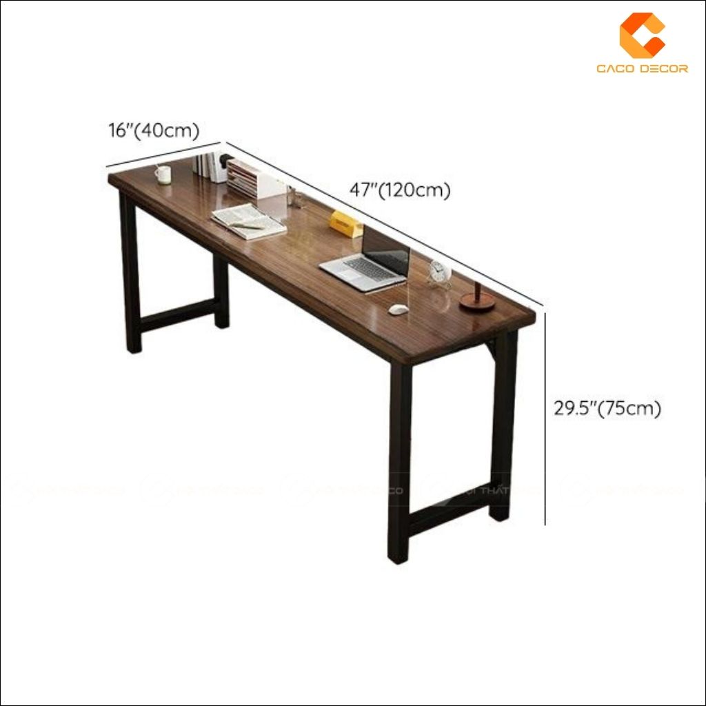 Bàn Làm Việc Gỗ Công Nghiệp BLV041 Kết Hợp Kệ Đa Năng 3