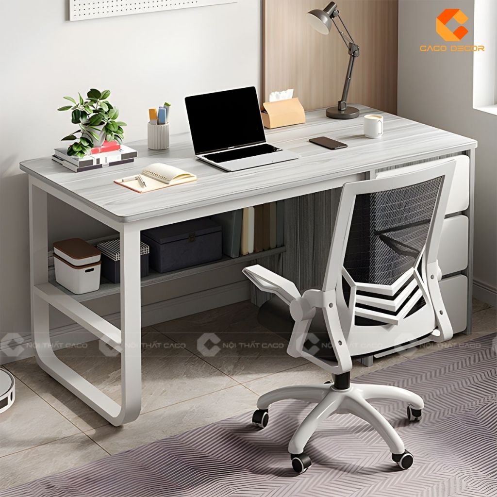 Bàn Làm Việc Gỗ Công Nghiệp BLV043 Thiết Kế Hiện Đại 2