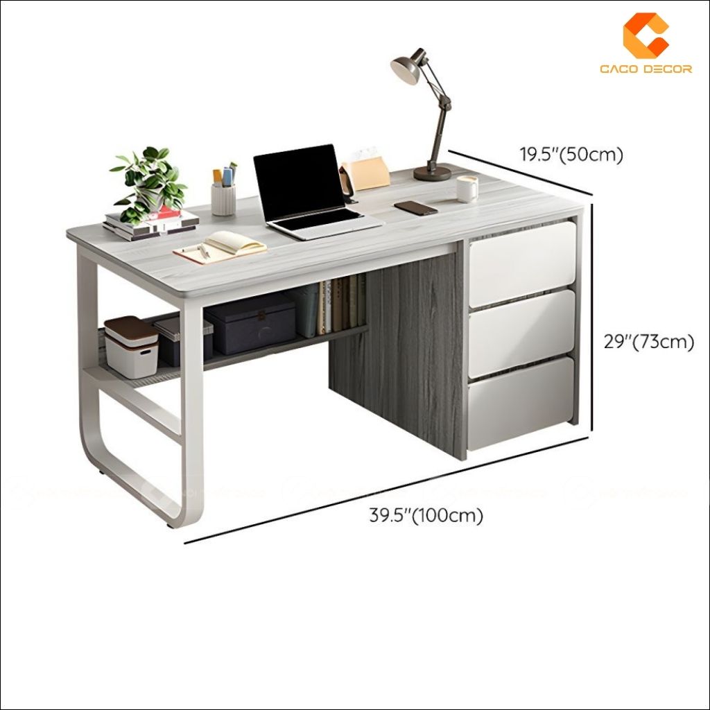 Bàn Làm Việc Gỗ Công Nghiệp BLV043 Thiết Kế Hiện Đại 6