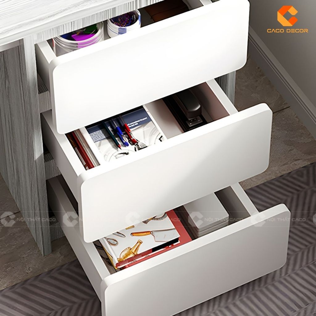 Bàn Làm Việc Gỗ Công Nghiệp BLV043 Thiết Kế Hiện Đại 8