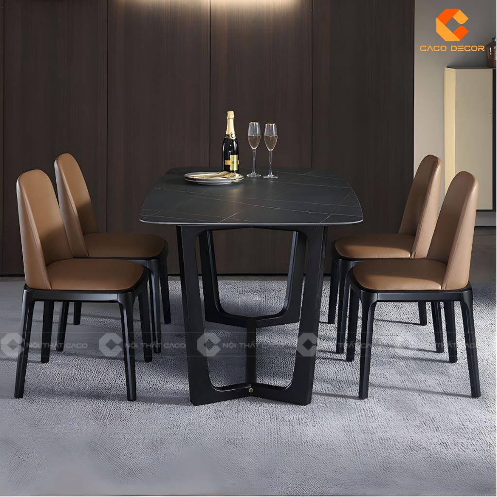 Bộ bàn ăn gỗ tự nhiên BA065 bền đẹp