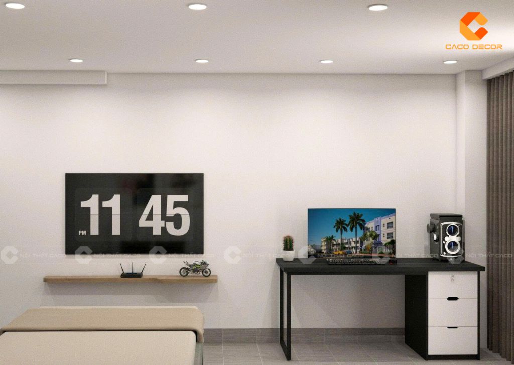 Combo Phòng Ngủ CBPN174 Màu Xám Xi Măng Hiện Đại 5