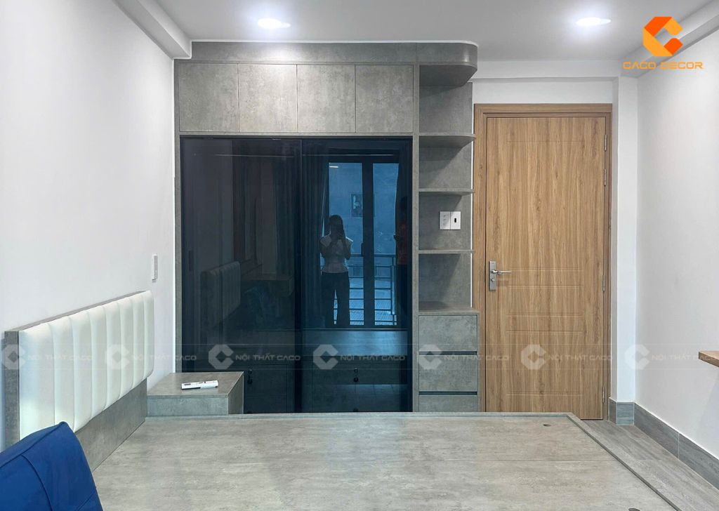 Hình chụp combo phòng ngủ bàn giao tại nhà khách