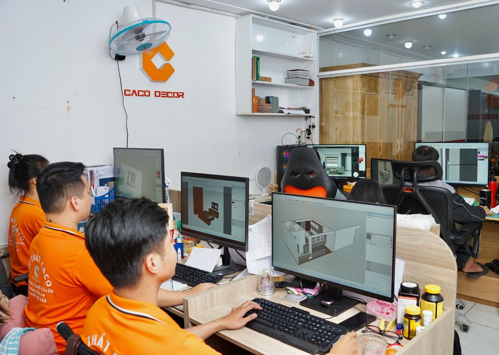 Đội ngũ thiết kế tại Nội Thất CaCo giàu kinh nghiệm