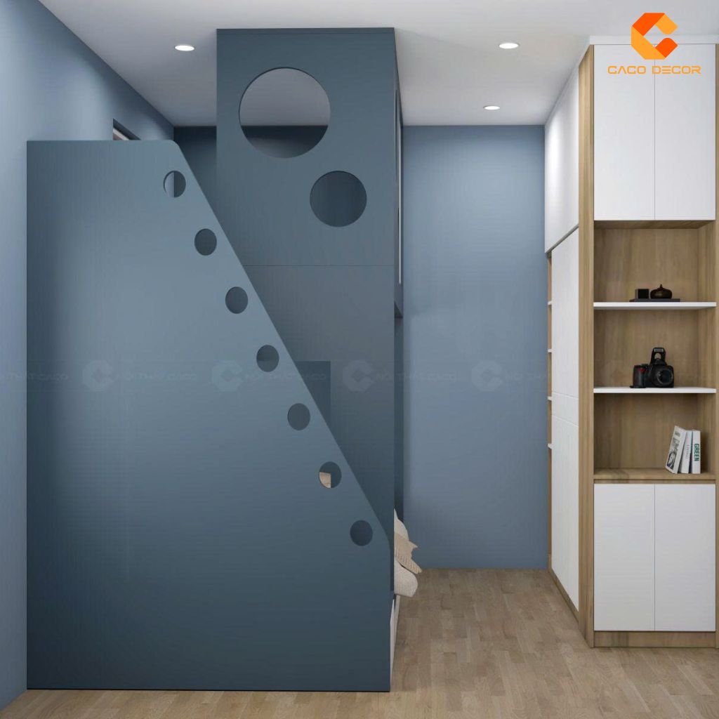 Mẫu thiết kế 3D giường tầng GT072