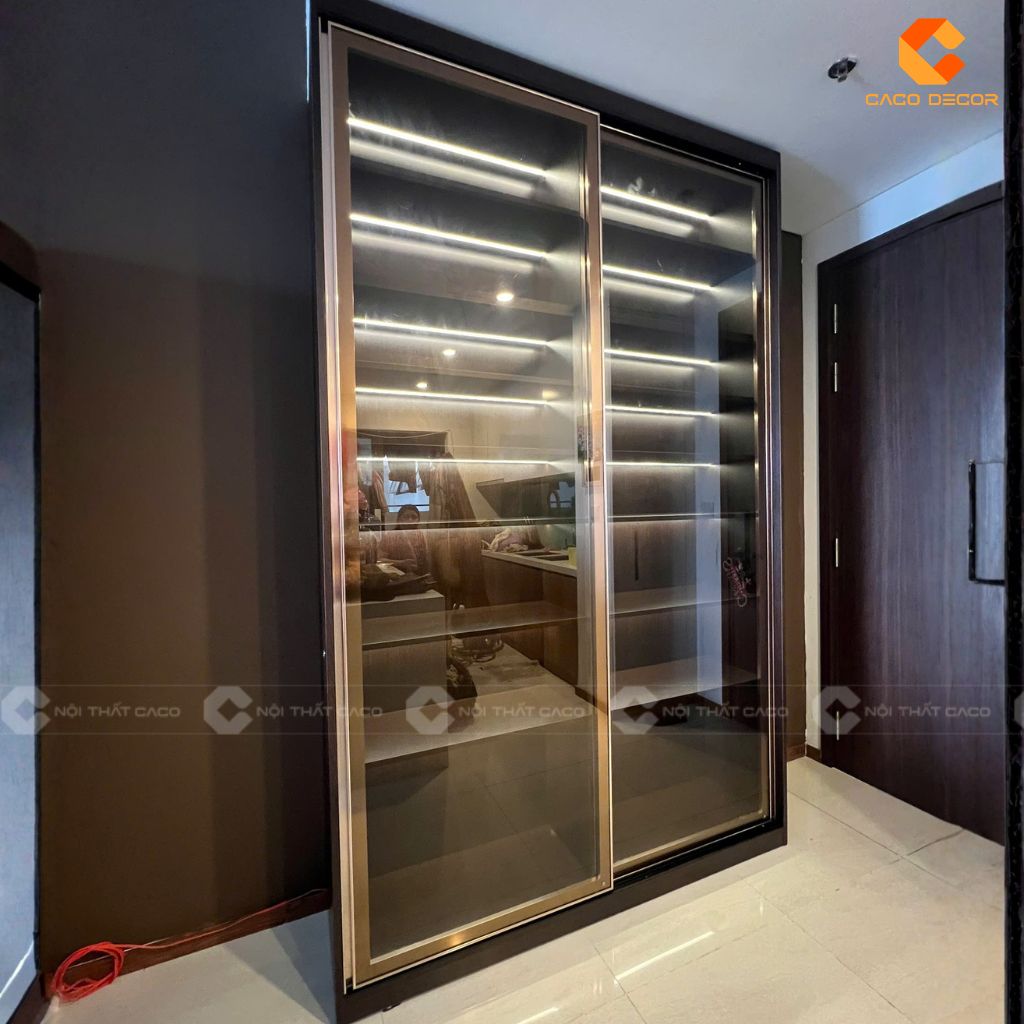 Ảnh thực tế tủ giày chụp tại công trình