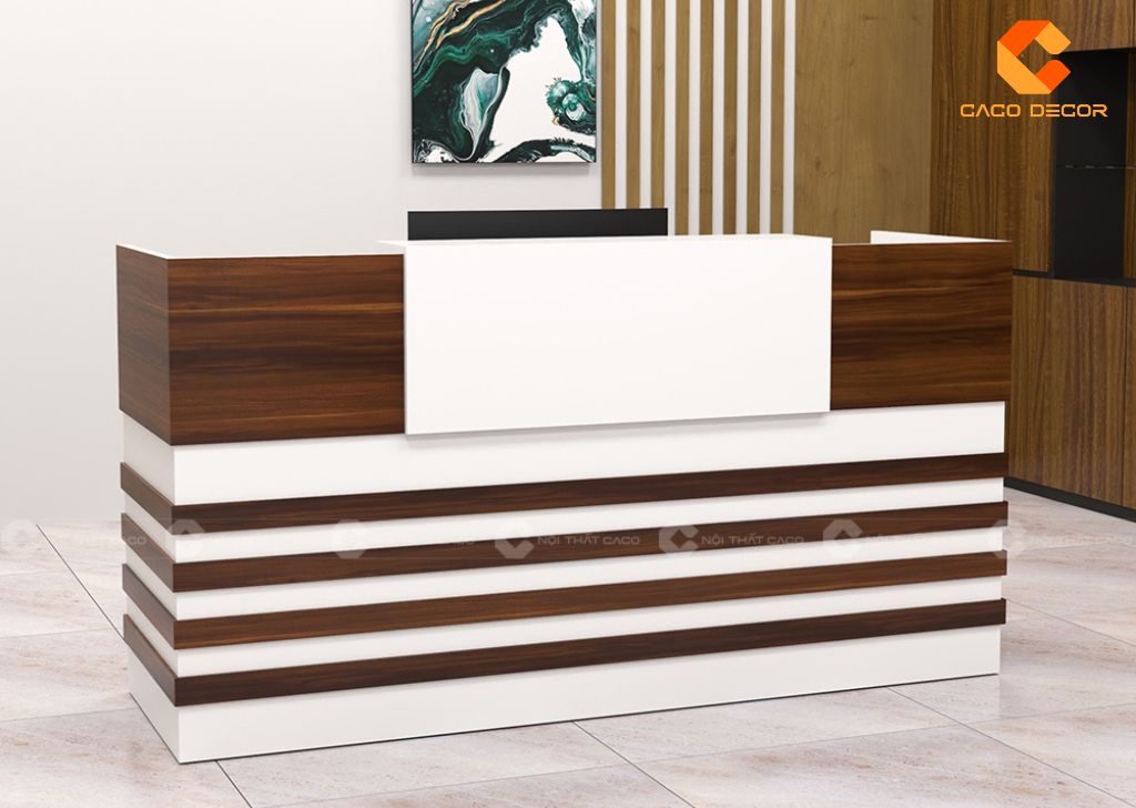 Thiết kế quầy lễ tân đẹp cho doanh nghiệp