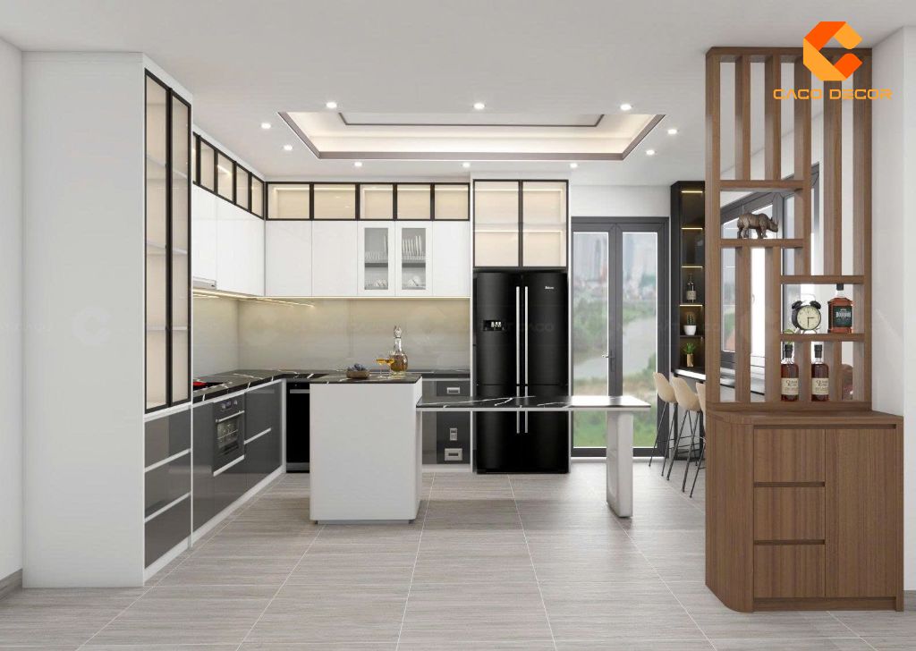 Mẫu thiết kế nội thất nhà bếp hiện đại tại Bình Thạnh