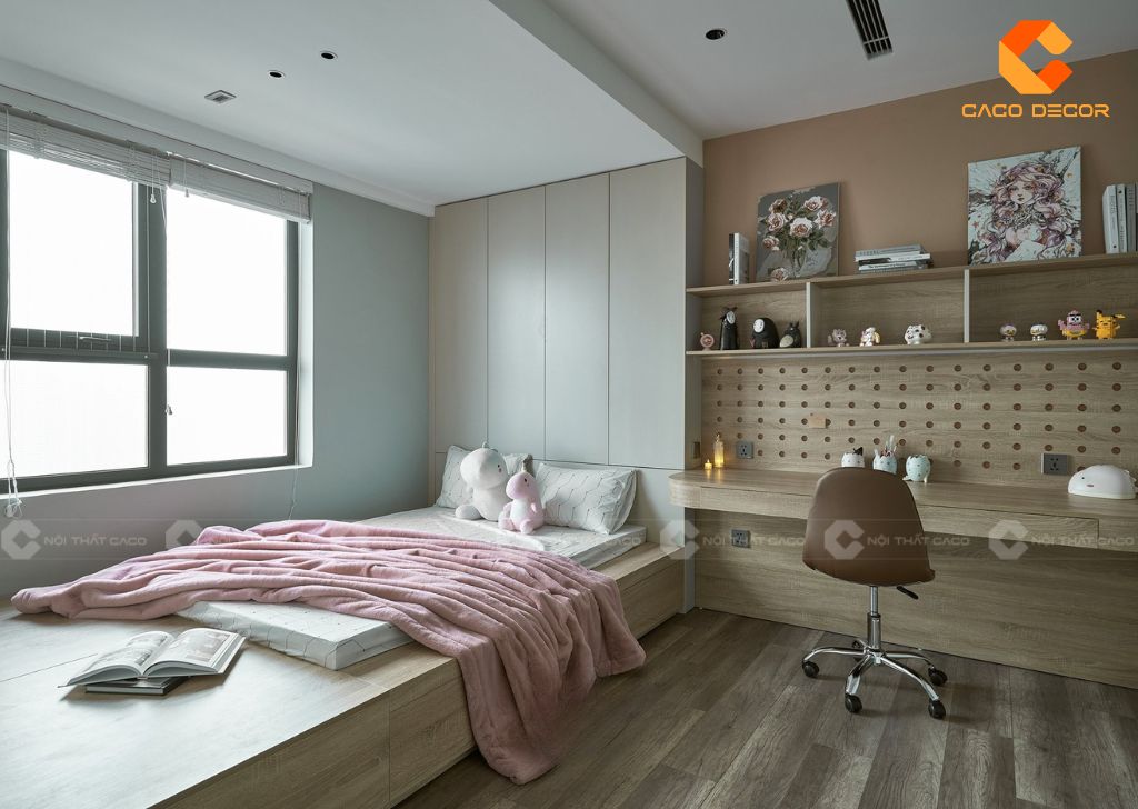 Phòng Ngủ Trẻ Em PNTE078 Hiện Đại Tối Ưu Không Gian 1