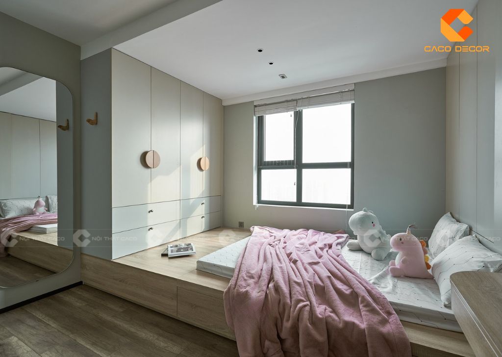 Phòng Ngủ Trẻ Em PNTE078 Hiện Đại Tối Ưu Không Gian 2