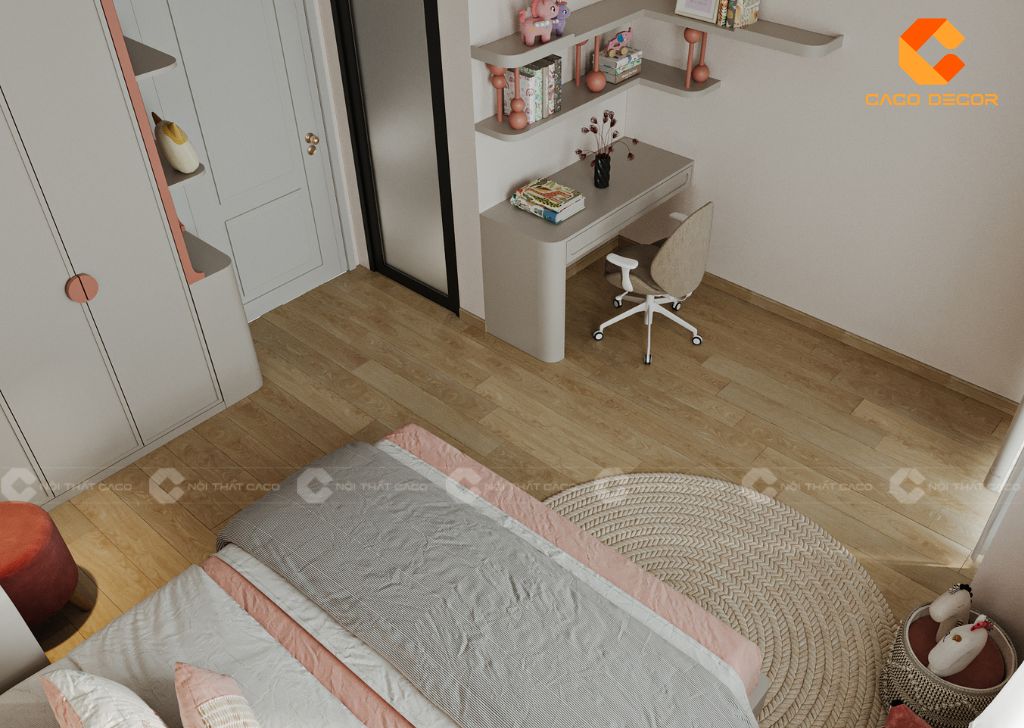 Phòng Ngủ Trẻ Em PNTE098 Đẹp Cho Bé Gái 5