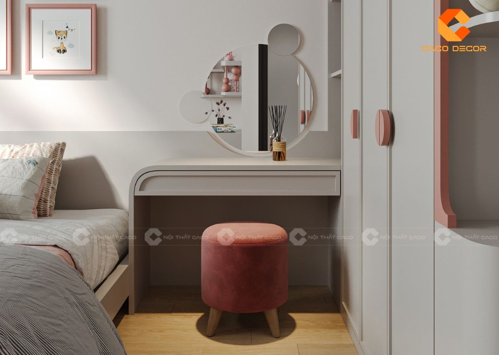 Phòng Ngủ Trẻ Em PNTE098 Đẹp Cho Bé Gái 4