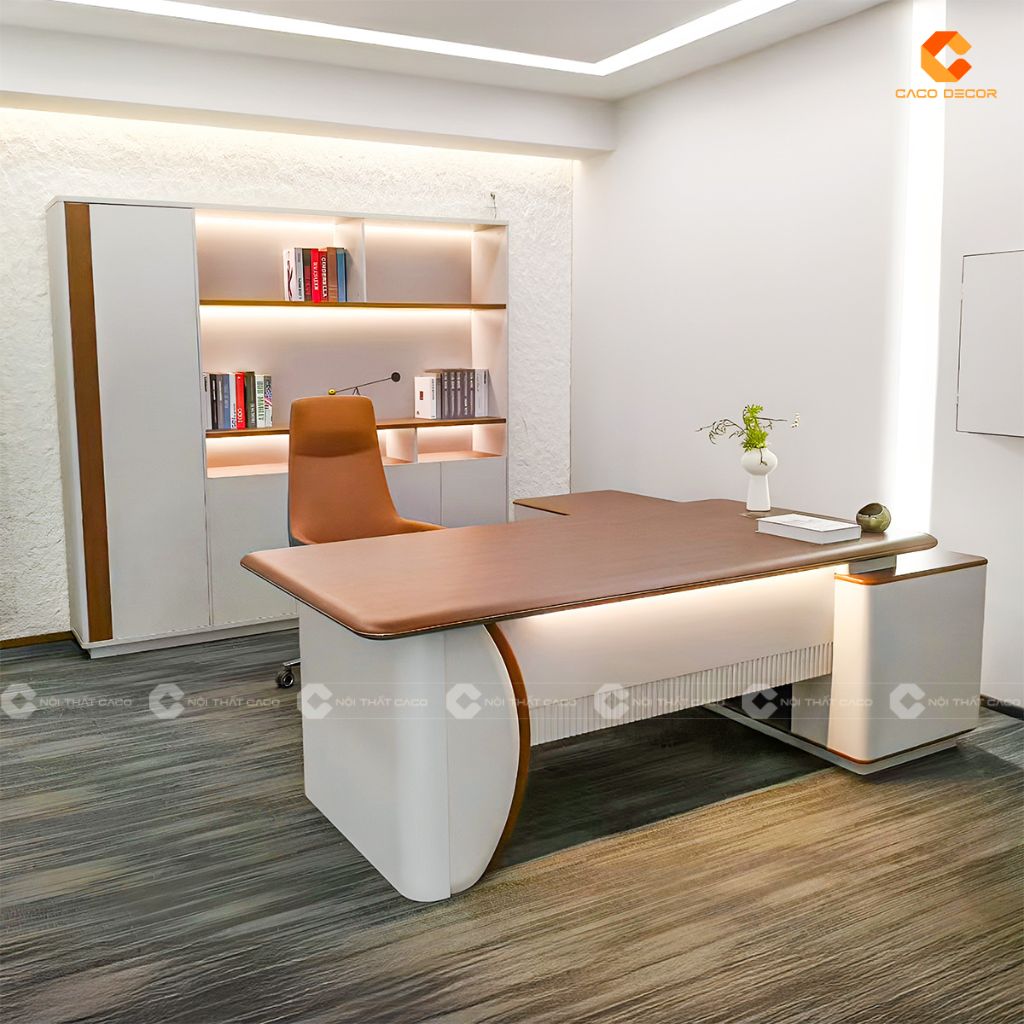 Mẫu bàn làm việc cho giám đốc phong cách hiện đại