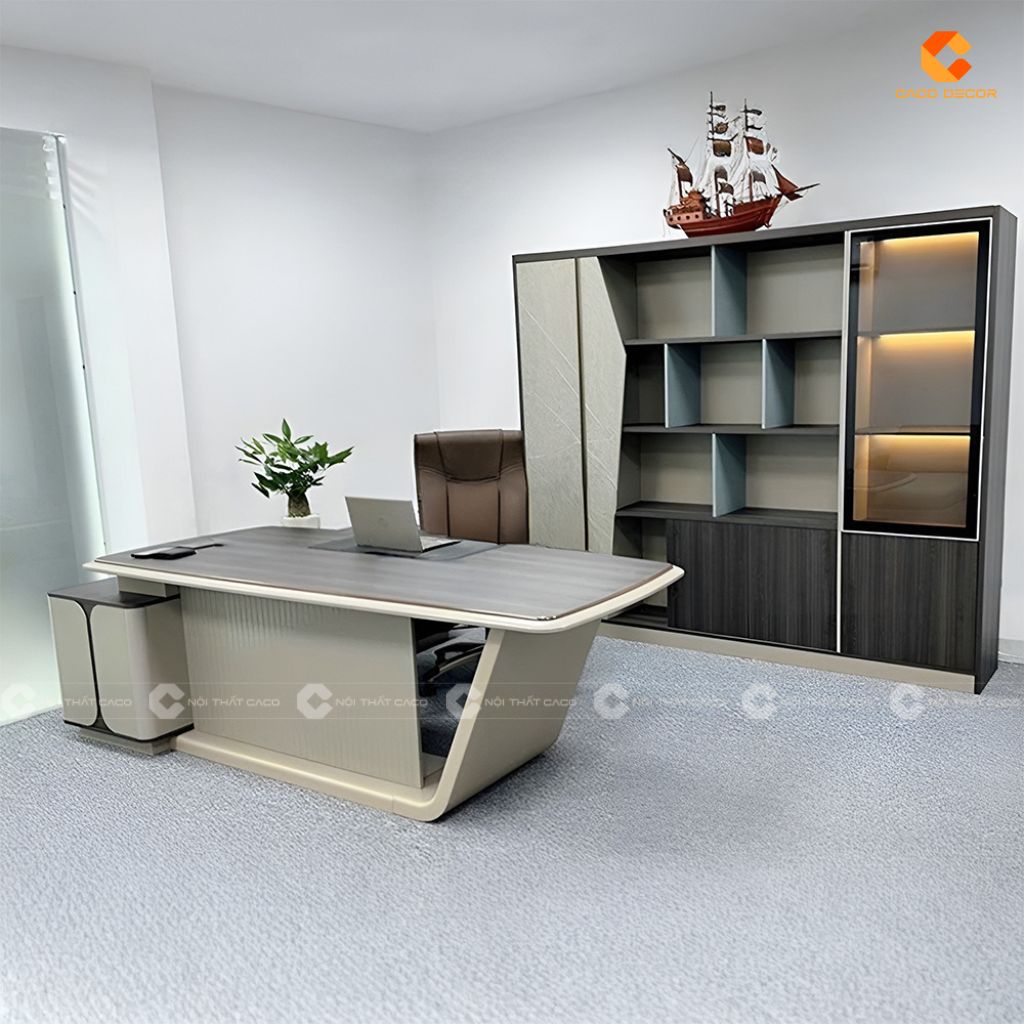 Thi công nội thất phòng giám đốc hiện đại