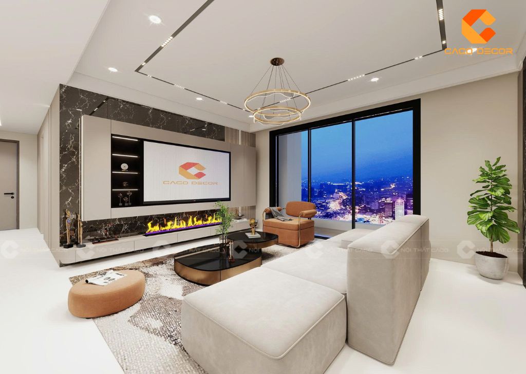 thiết kế nội thất chung cư, căn hộ hình 2