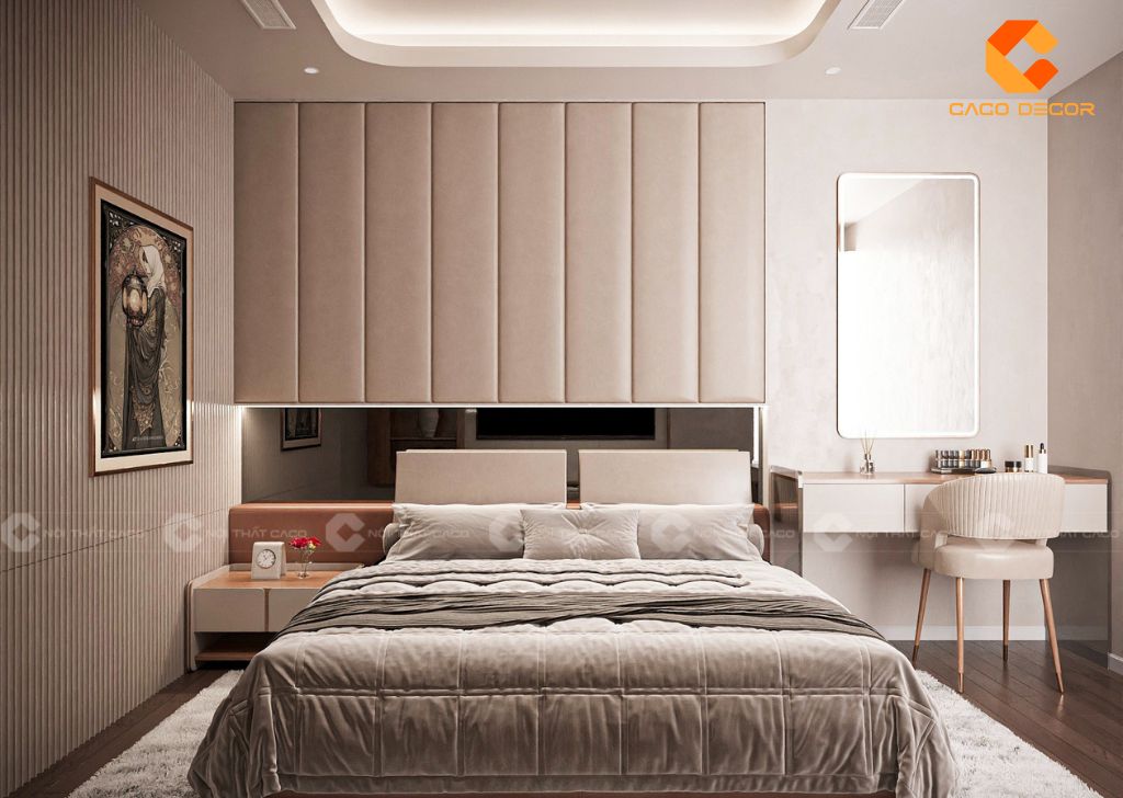 Mẫu thiết kế nội thất phòng ngủ master