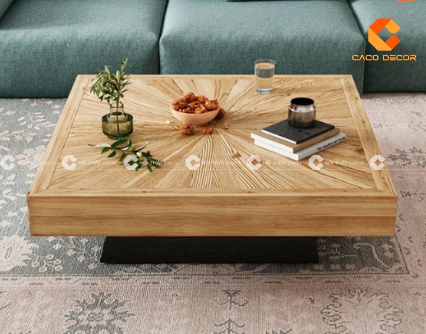 5+ mẫu bàn trà gỗ vuông đẹp hiện đại - xu hướng của năm 2024 8