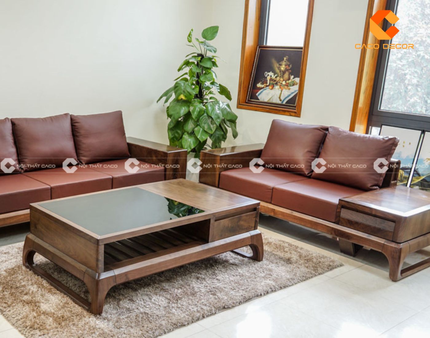 Mẫu bàn trà gỗ tự nhiên