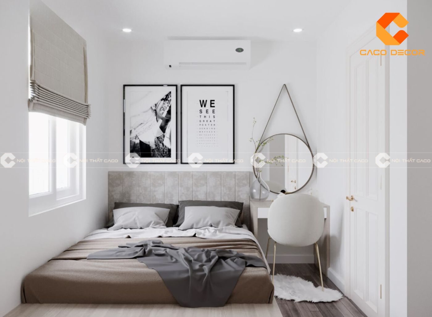 101+ mẫu thiết kế phòng ngủ màu trắng tinh tế và thanh lịch 3