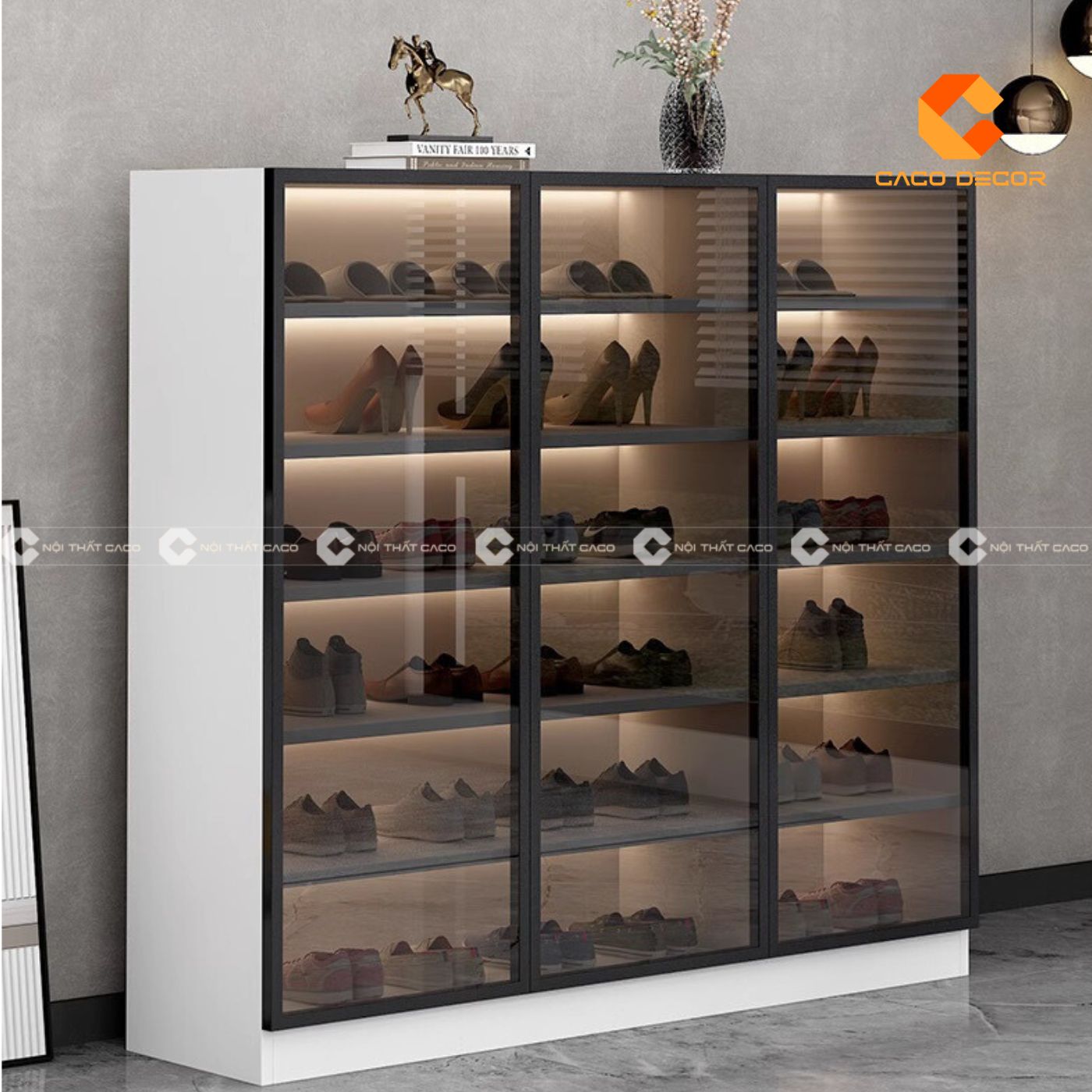 Hơn 99+ mẫu tủ giày cánh kính đẹp, hiện đại nhất tại TP.HCM 10