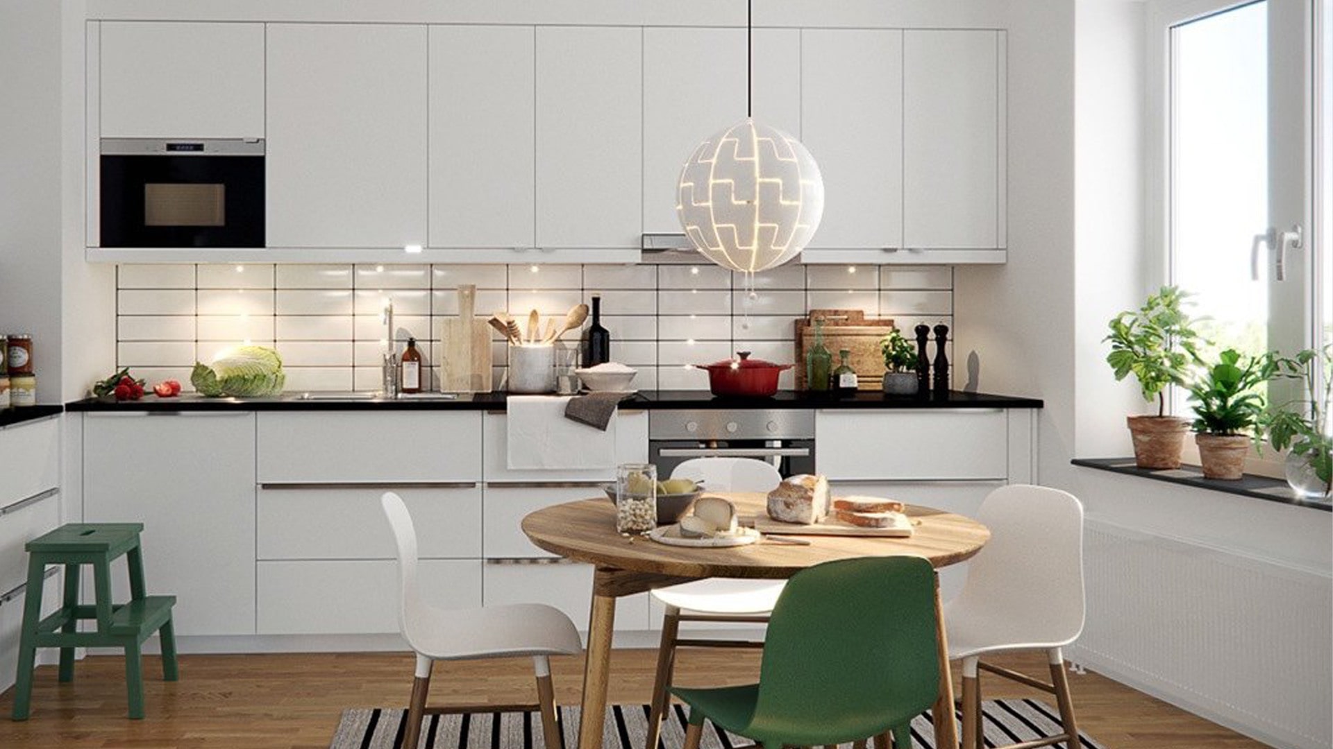 Mẫu tủ bếp có cửa sổ - kiểu thiết kế hiện đại, thông minh để giúp cho không gian bếp nhà bạn trở nên thông thoáng, đỡ ngột ngạt và hạn chế bám mùi thức ăn.  1