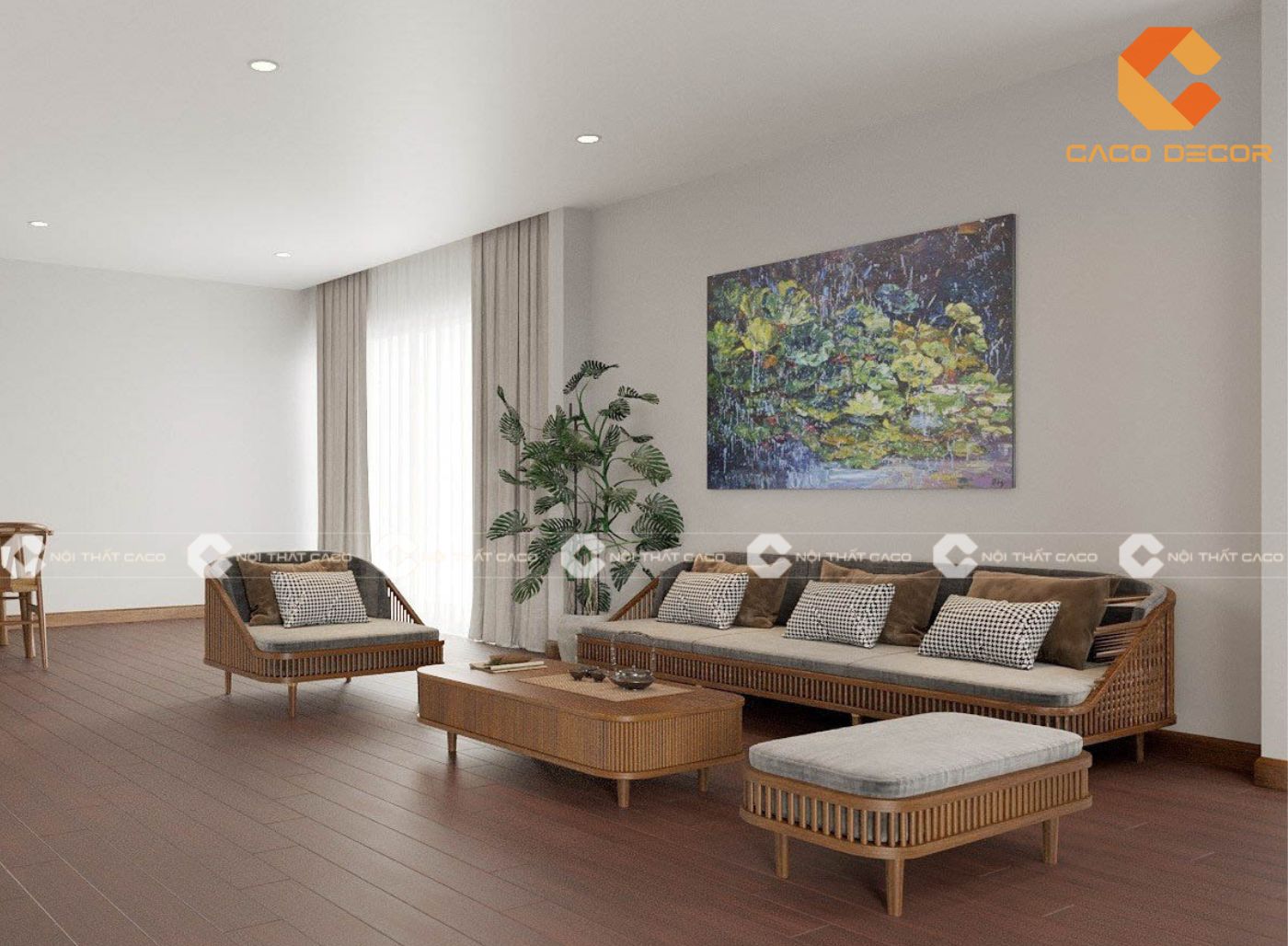 Vì sao nên chọn mẫu sofa gỗ đẹp cho nội thất phòng khách? 4