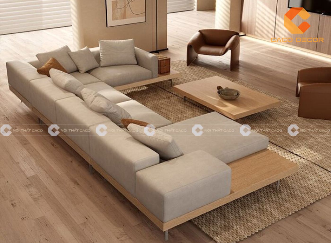 TOP 10 mẫu sofa gỗ đơn giản, kiểu dáng tinh tế - nhìn là mê 13