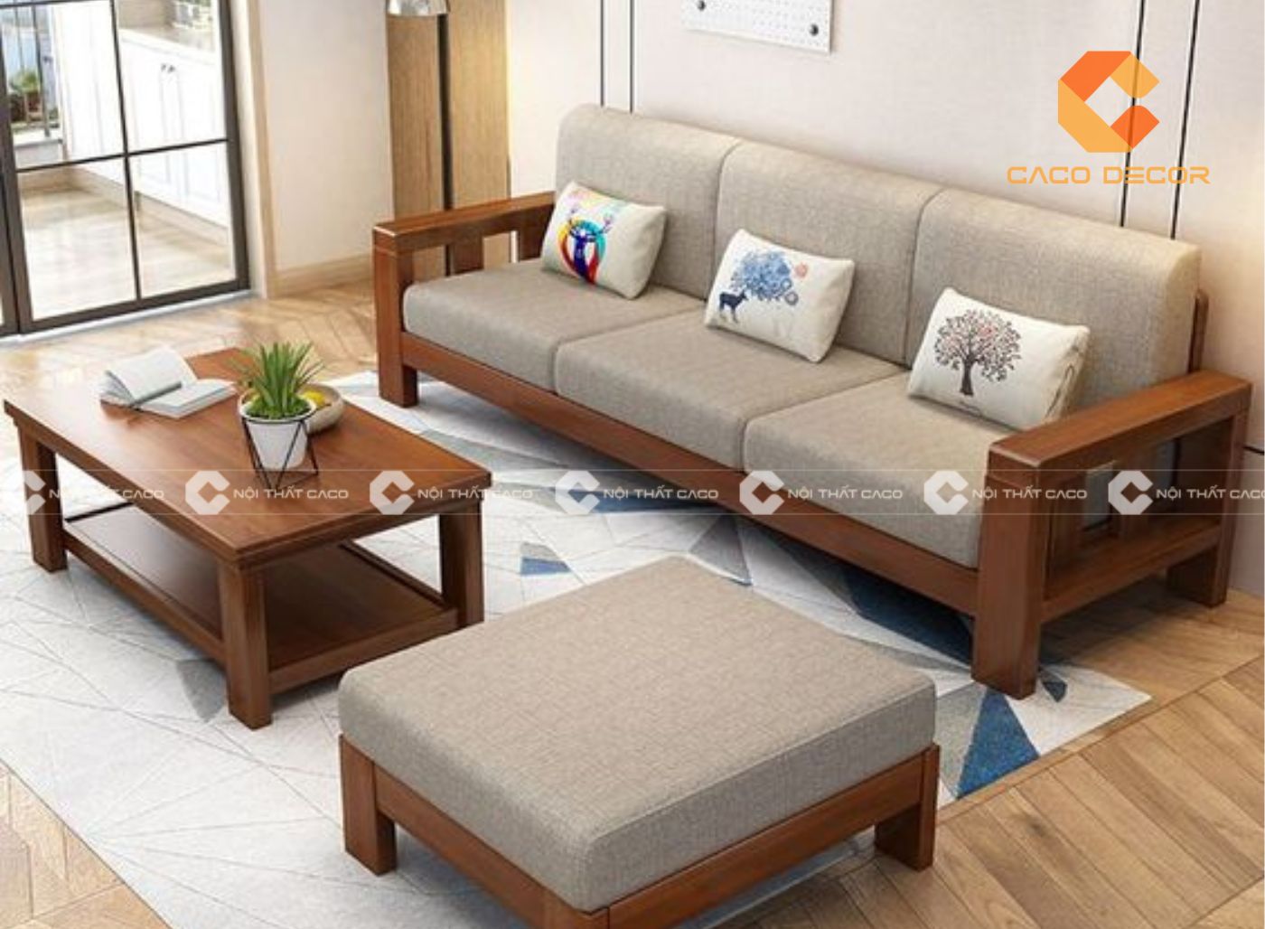 Báo giá 101+ mẫu sofa gỗ cao cấp, thiết kế mới nhất của CaCo 13
