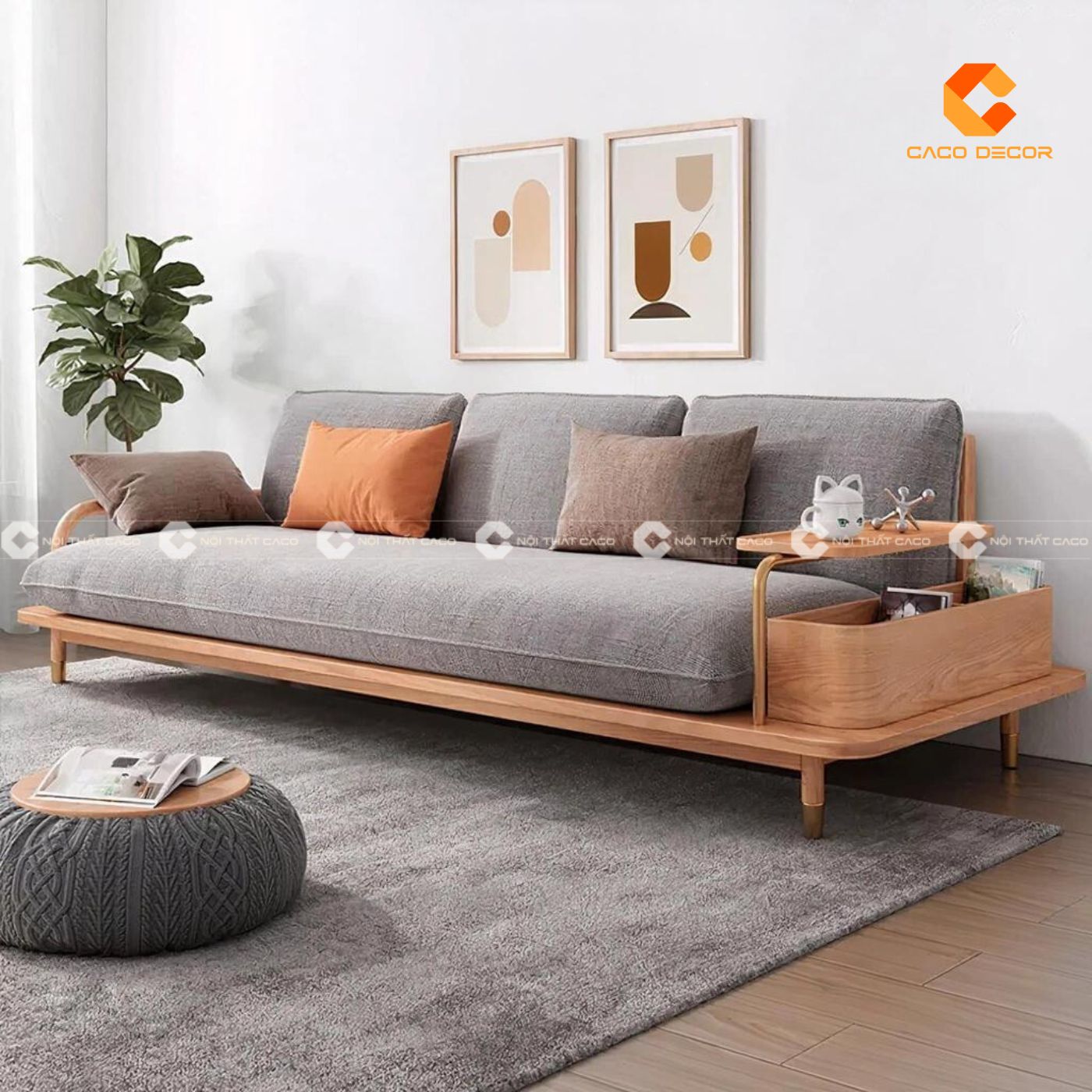 Sofa gỗ hiện đại lựa chọn hoàn hảo cho phòng khách chung cư 8