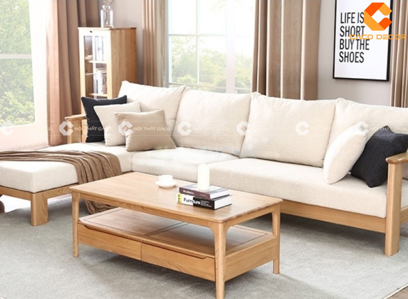 Báo giá 101+ mẫu sofa gỗ cao cấp, thiết kế mới nhất của CaCo 16