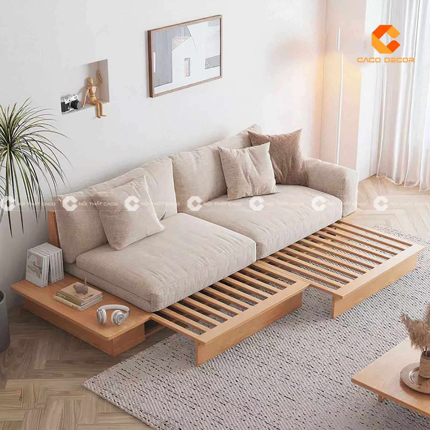 Sofa gỗ hiện đại lựa chọn hoàn hảo cho phòng khách chung cư 12