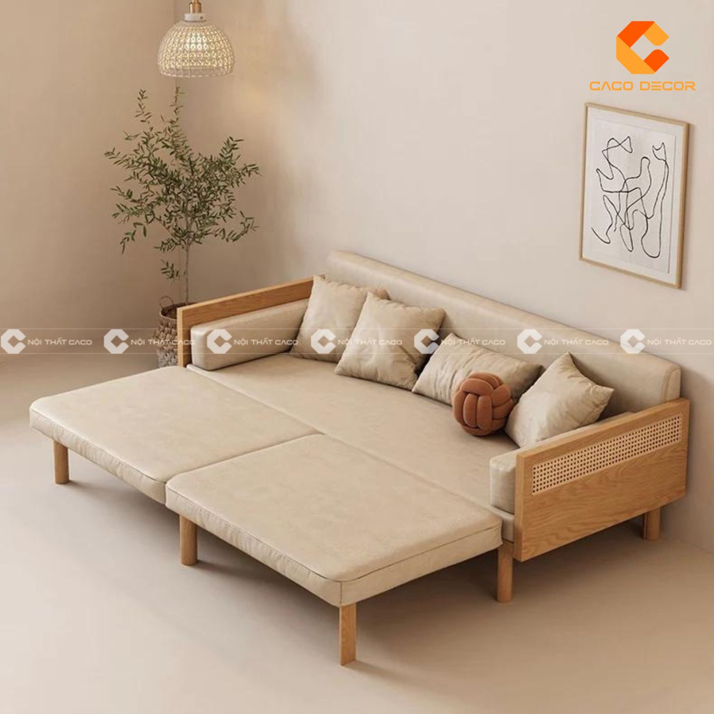 Sofa gỗ hiện đại lựa chọn hoàn hảo cho phòng khách chung cư 13