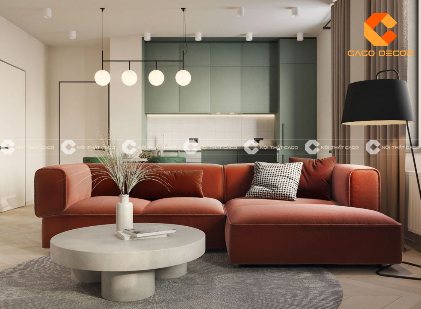 Mã sản phẩm 01 về mẫu sofa góc nỉ