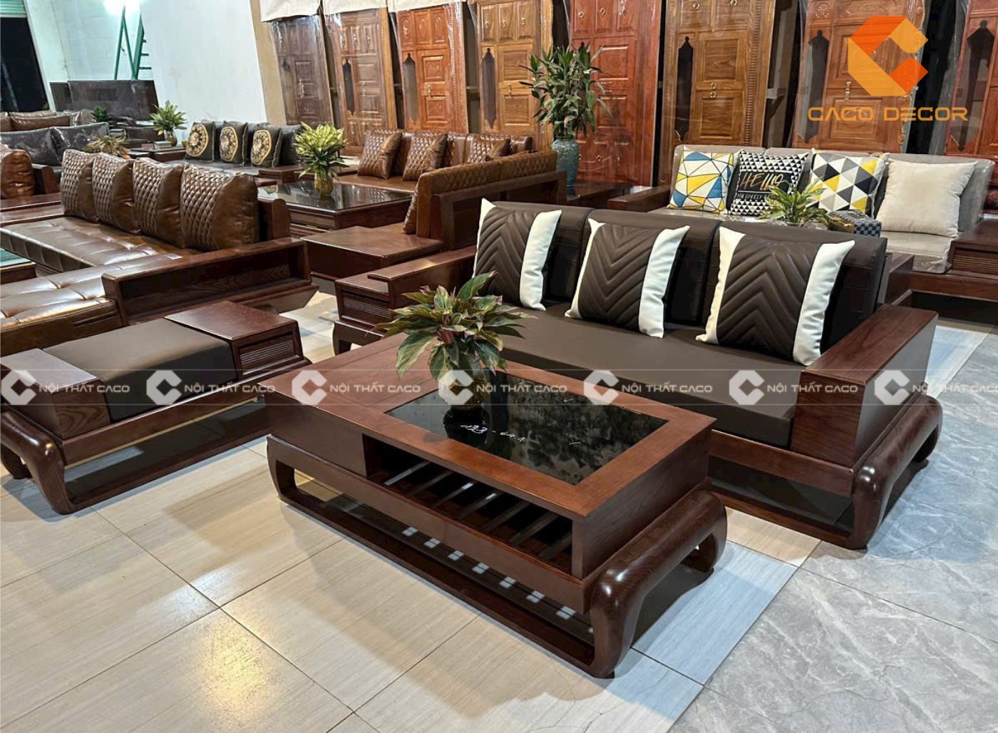189+ mẫu ghế sofa góc gỗ sồi phù hợp cho phòng khách nhỏ 6