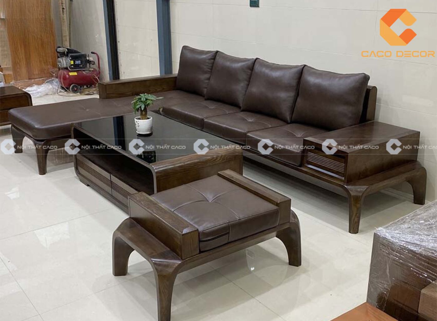 189+ mẫu ghế sofa góc gỗ sồi phù hợp cho phòng khách nhỏ 3